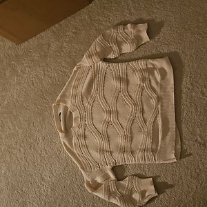 Cream sweater